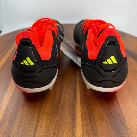 Adidas Predator 24 Pro FG Men’s Size 10 Soccer Cleats 'Black Solar Red' NEW - Picture 4 of 10
